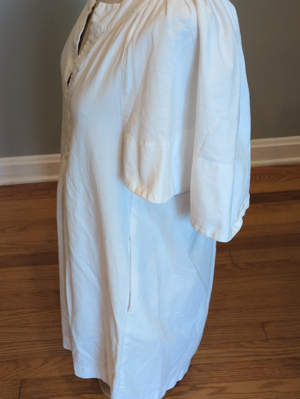 Pomander Place By Tuckernuck Finley White Flutter Sleeve Dress XS - Picture 5 of 14
